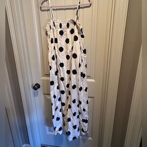 Things Between Polka Dot Maxi Dress - L